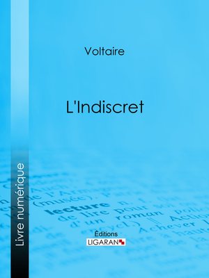 cover image of L'Indiscret